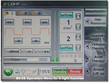 Elight IPL rf kalıcı epilasyon ekipmanları / çok işlevli güzellik makinesi