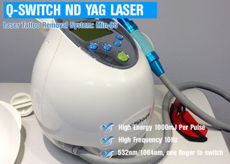 1064nm Yag Lazer Dövme Temizleme Makinesi, Yüz İçin Q Switch Laser