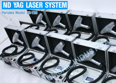 Pigment Kaldırma Pico Lazer Makinesi Q Kolay Taşıma için ND YAG Lazer Makinesi Yüksek Hareketlilik Anahtarlı