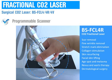 Epidermis Yenileme / Kırışıklık Azaltma için Cilt Yenileme CO2 Fraksiyonel Lazer Makinesi