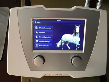 Köpekler / Atlar İçin Beyaz Veteriner Equine Shockwave Makinesi Ekipmanları