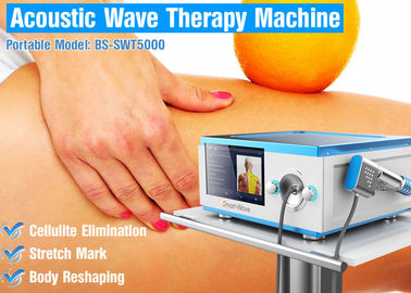 Selülit / Yağ Azaltma için Yüksek Hassasiyetli Akustik Dalga Terapisi Shockwave Terapi Cihazları