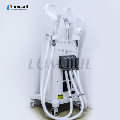 5600w 4 Kolları Yüksek Yoğunluklu Ems Teslasculpt Pelvik Himet  Neo RF Vücut Zayıflama Makinesi