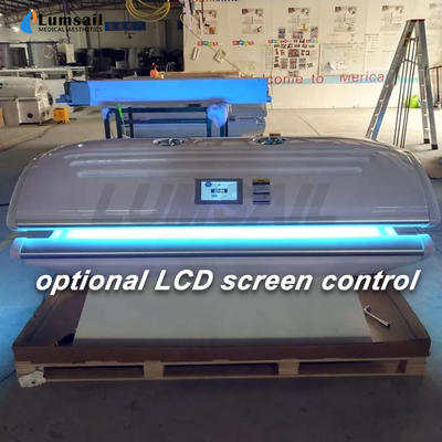 UV Kollajen ile Yüksek Güç İzolasyon Şamandıra Tankı Yatay Solaryum Bronzlaşma Makinesi